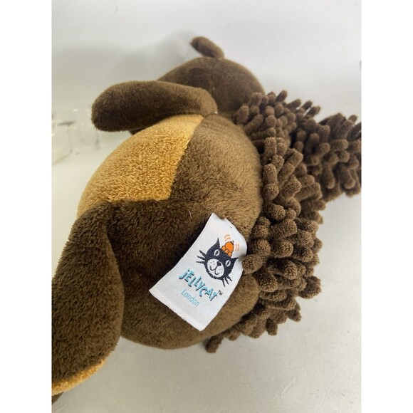 Jellycat London Noodle Squirrel Plush Stuffed Animal Toy Brown Medium Woodlands - Picture 7 of 9